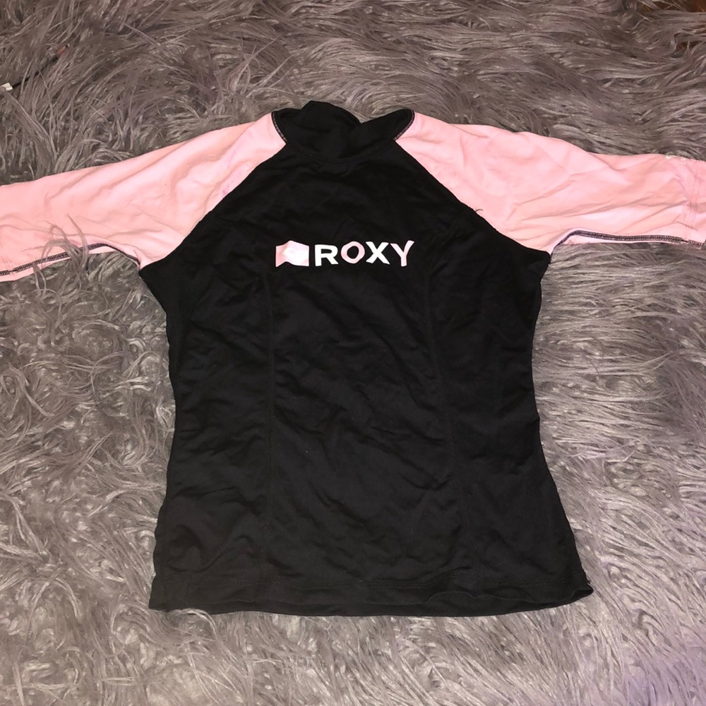 Roxy Girls’ Rash Guard Swim Top